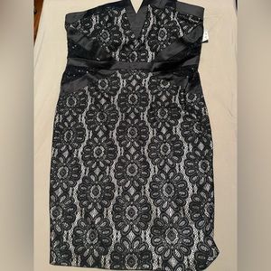 Black dressing formal mini